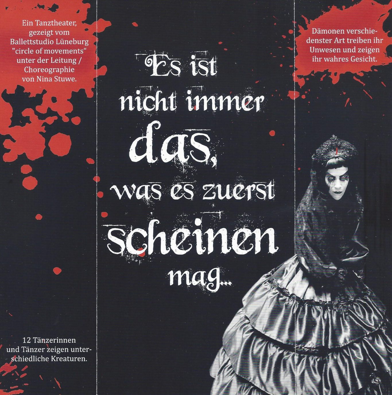 Flyer zu "Kreaturen", Mittelteil
