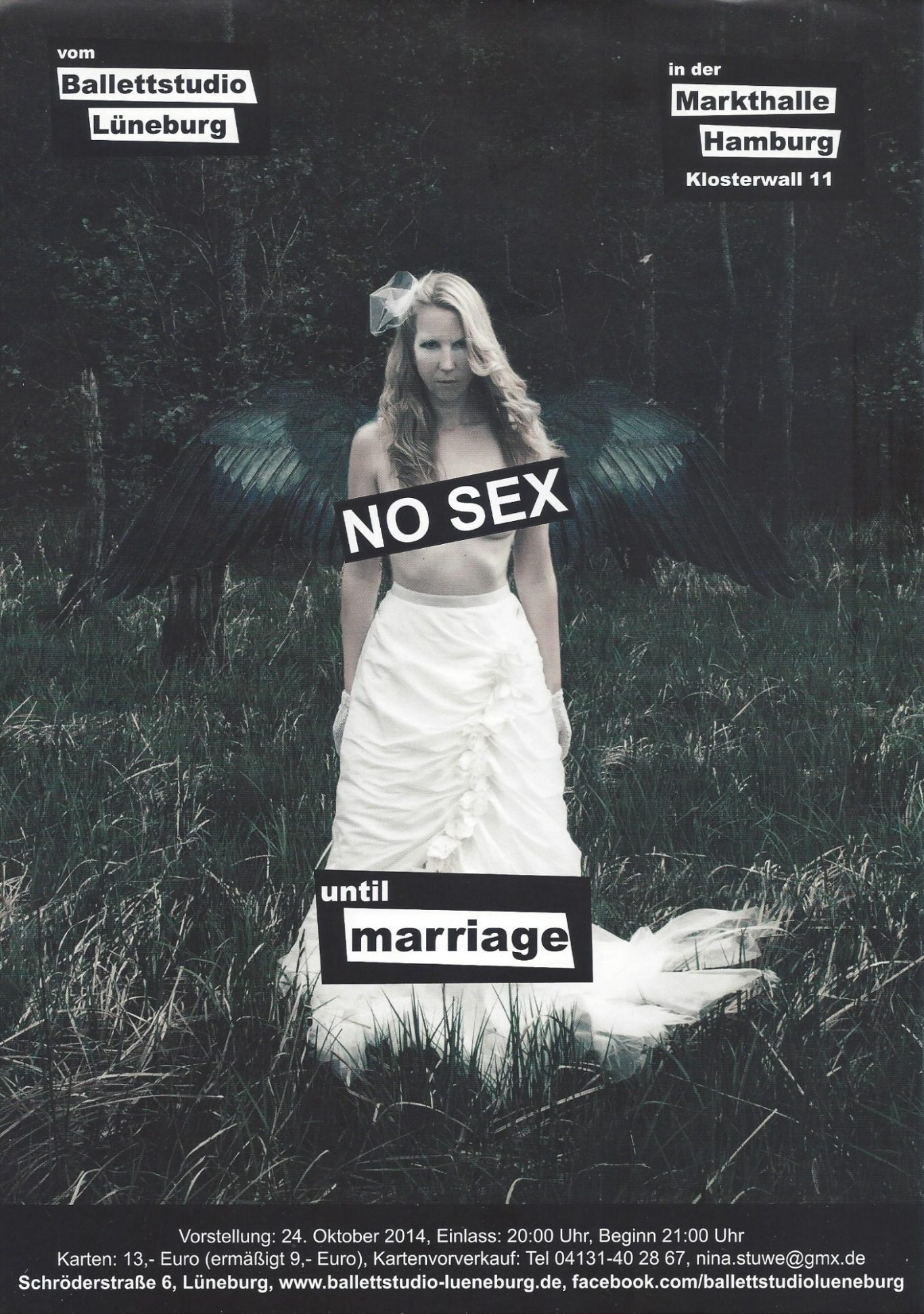 Werbeplakat zu "No sex until marriage"