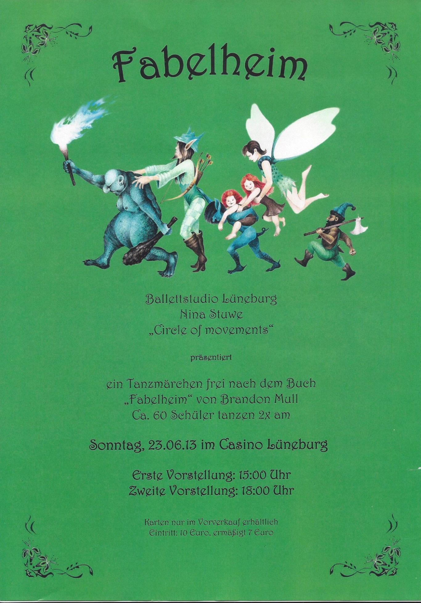 Flyer zu "Fabelheim"