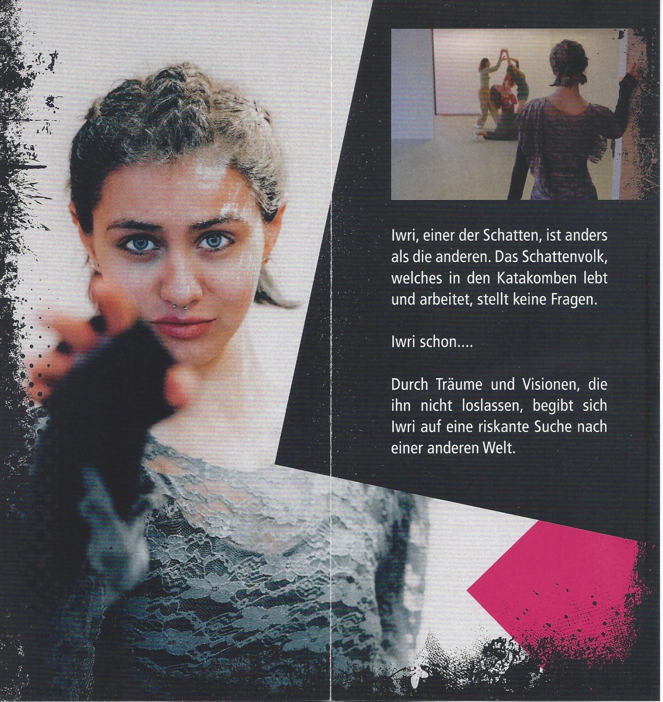 Flyer mit Infotext zu "Die Katakomben von Misraim"